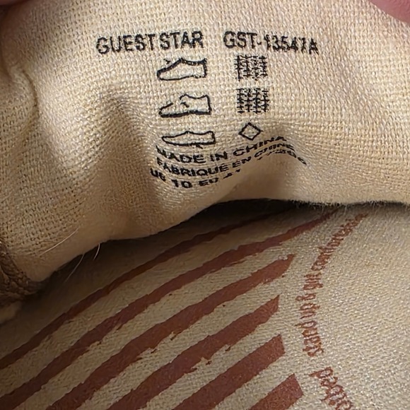 Taos Guest Star Womens 10 Gold Metallic Lace Up Low Top Sneakers GST-13547A - Picture 6 of 6